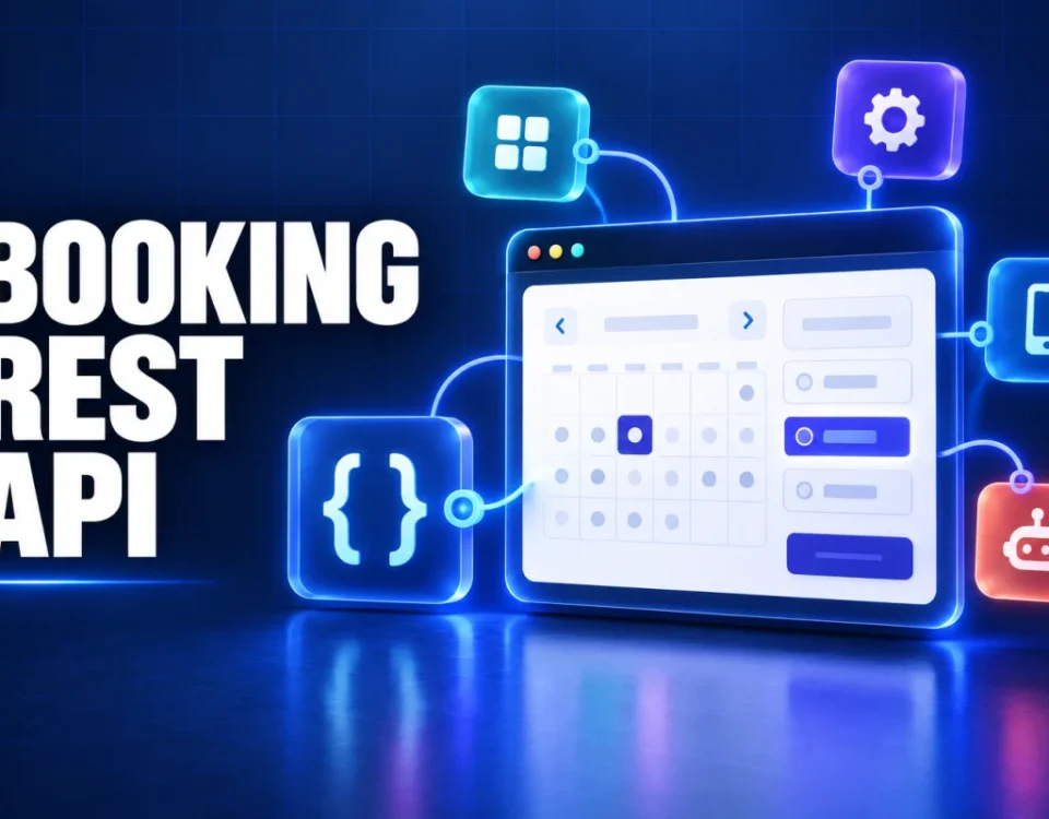 Creavi WordPress booking REST API connecting appointment scheduling to apps, automations and AI assistants