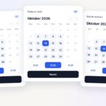 Creavi booking calendars in French, Danish and German